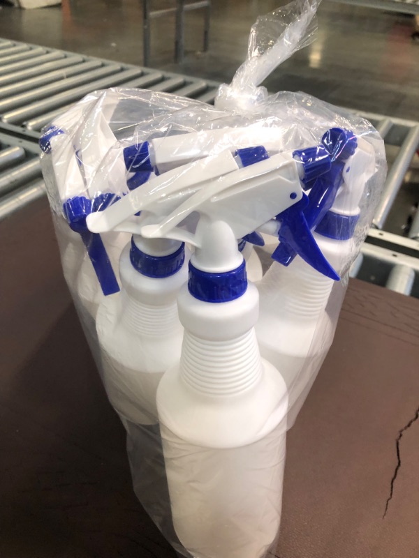 Photo 1 of ABuff Plastic Spray Bottles for Cleaning Solutions 8 Pack 24 Oz Empty Spray Bottle, Adjustable Head Sprayer HDPE Spray Bottle for Car Detailing, Plants,...
