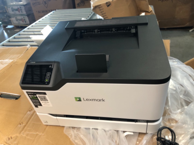 Photo 1 of Lexmark C3426dw Color Laser Printer with Interactive Touch Screen, Full-Spectrum Security and Print Speed up to 26 ppm (40N9310),White,Small