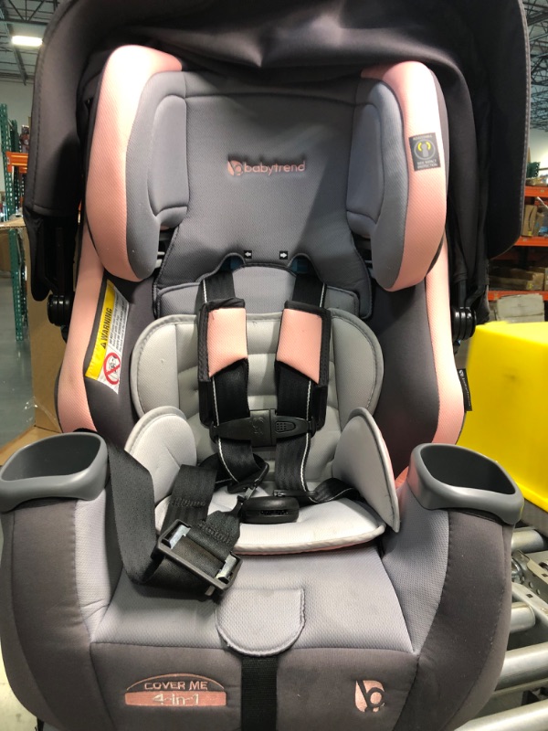Photo 1 of Baby Trend Cover Me 4 in 1 Convertible Car Seat, Quartz Pink
