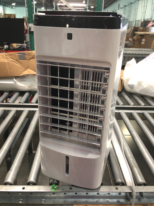 Photo 3 of 24" Evaporative Air Cooler & Mini Portable Air Conditioner, Personal AC Cooling Fan for Room Office Camping, Mini Portable Air Conditioner Ice Cubes