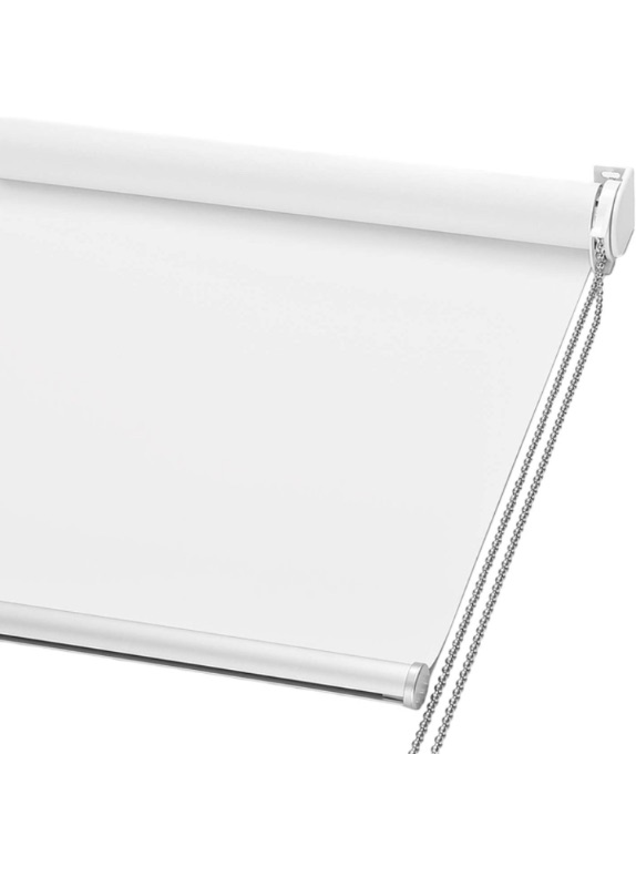 Photo 1 of  Blackout Roller Shade, Window Blind  White,28" W x 72" H