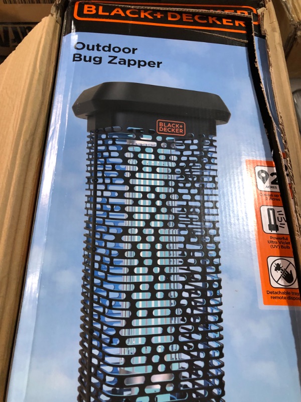 Photo 4 of BLACK+DECKER Bug Zapper & Fly Trap-Mosquito Repellent