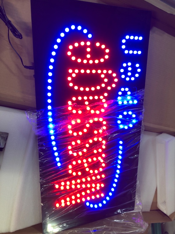 Photo 1 of Massage Open Sign, TOPKING Signage, LED Neon Open, Store, Window, Shop, Business, Display, Grand Opening Gift