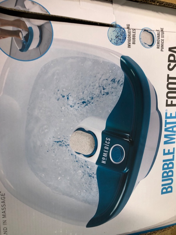 Photo 2 of HoMedics Bubble Mate Foot Spa