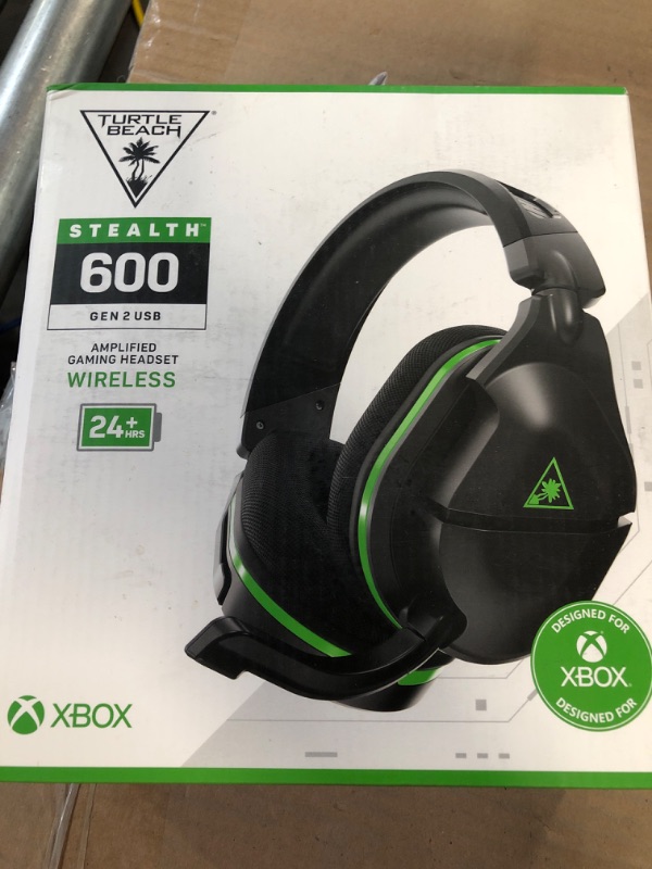 Photo 1 of **MISSING CHARGER**
Turtle Beach Stealth 600 Gen 2 USB Wireless Amplified Gaming Headset