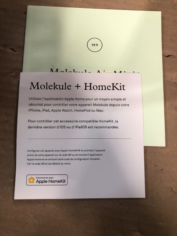 Photo 2 of (used) Molekule Air Mini+, Air Purifier for Small Home Rooms up to 250 sq. ft. with PECO-HEPA Tri-Power Filter for Smoke, 