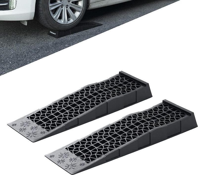 Photo 1 of (Similar to stock photo) Profile Plastic Car Service Ramps 3 Ton Truck Vehicle - 2 Pack