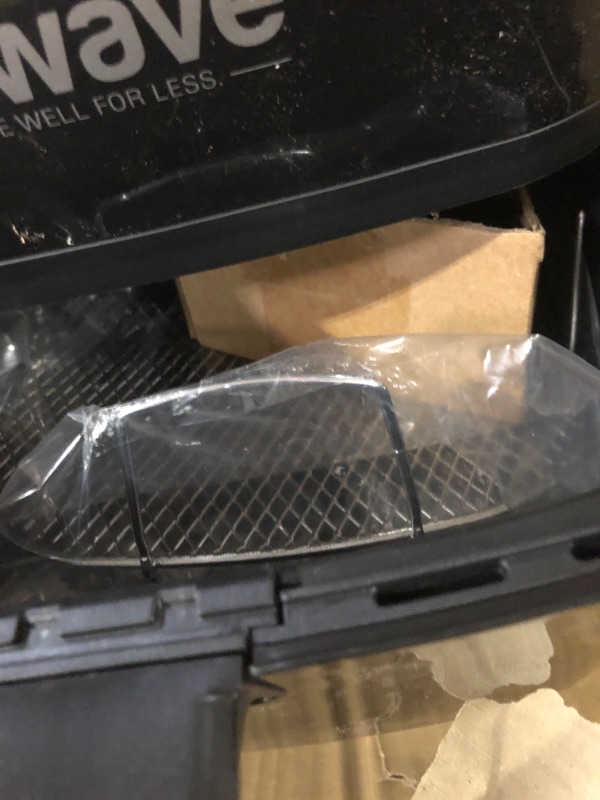 Photo 1 of Nuwave Brio 8-Qt Air Fryer, Powerful 1800W, Easy-to-Read Cool White Display, 50°-400°F Temp Controls, 100 Pre-Programmed Presets & 50 Memory Slots, Integrated Smart Thermometer, Linear T Technology