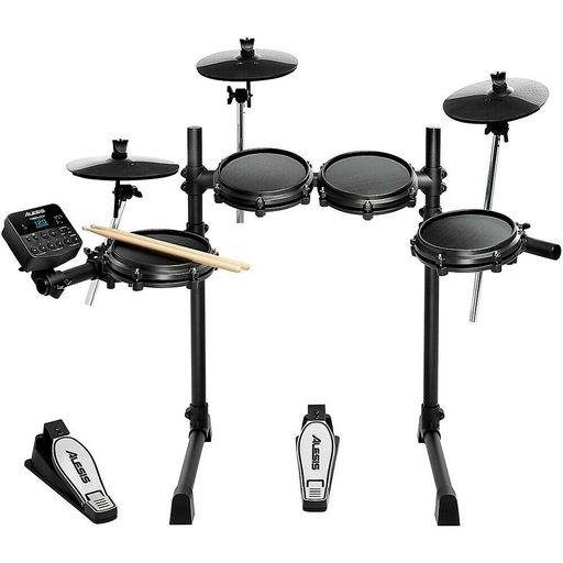 Photo 5 of **BRAND NEW**Alesis Drums Turbo Mesh Kit – Electric Drum Set With 100+ Sounds, Mesh Drum Pads, Drum Sticks, Connection Cables and 60 Melodics Lessons Drums Only
