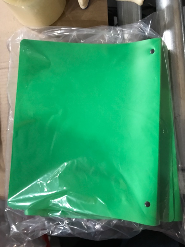 Photo 2 of Samsill .5" 3 Ring Poly Binder, Letter Size, 3 Pack Green