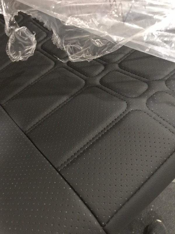 Photo 1 of BALLIOL Truck Seat Covers Compatible with Ford F-150 2015-2023 XL XLT Lariat King Ranch Platinum Tremor Pickup Faux Leather Cushion Compatible with Ford F150 Crew Cab(Black,2015-2023 Front Seat) Black 2015-2023 Front Seat