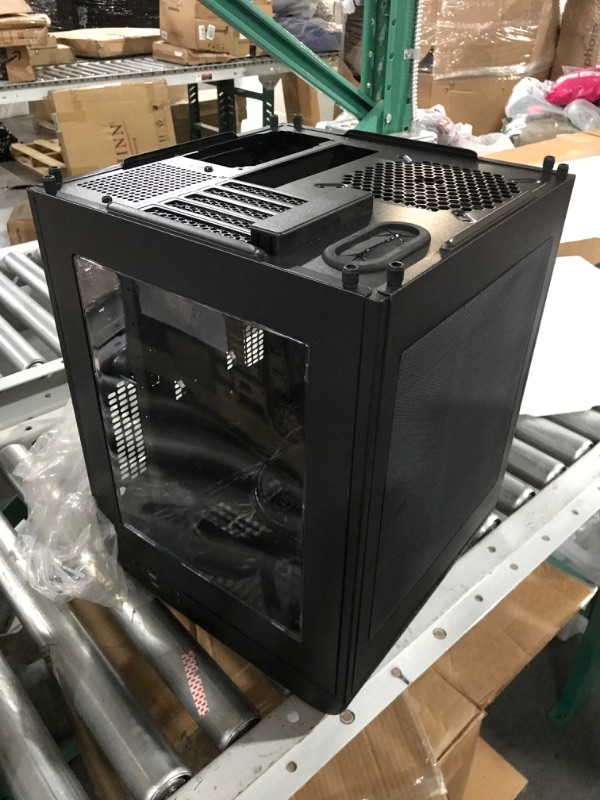 Photo 2 of Thermaltake Core V21 SPCC Micro ATX, Mini ITX Cube Gaming Computer Case Chassis CA-1D5-00S1WN-00 Black