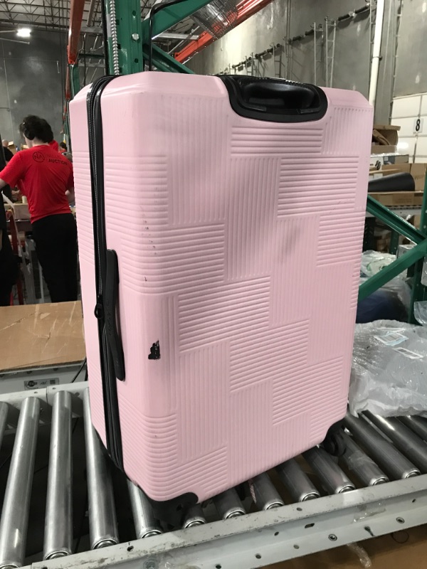 Photo 5 of **USED**
American Tourister Stratum XLT Expandable Hardside Luggage with Spinner Wheels, Pink Blush, 3-Piece Set