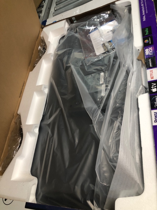 Photo 2 of *Parts only* *Cracked screen* Westinghouse 43" Full HD Smart Roku TV, 1080p High-Definition Smart TV with Wi-Fi Connectivity and Mobile App