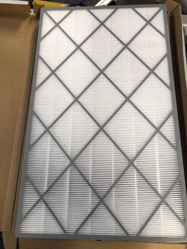 Photo 1 of HE601 HEPA Replacement Filter Compatible with Shark Air Purifier 6-Fan Models HE601& HE602, H13 True Premium HEPA Filter, Compare to Part # HE6FKPET, HE6FKBAS, HE6FKPRO, 1 Count 