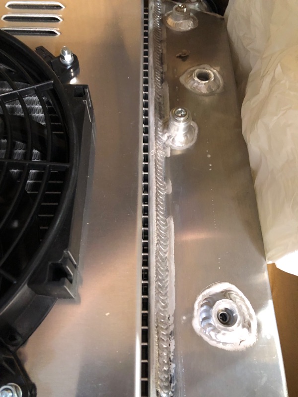 Photo 3 of (LOOKS NEW) CoolingSky 3 Row Aluminum Radiator