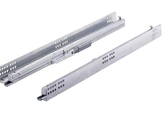 Photo 1 of 18 in. Full Extension Undermount Soft Close Cabinet Drawer Slides (1-Pair)
