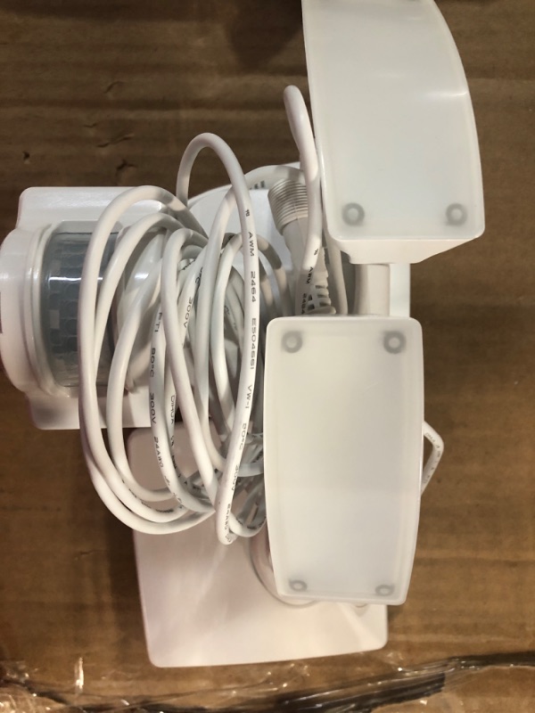 Photo 1 of **Missing solar base**
500 Lumens 180-Degree White Solar Powered Motion Activated Outdoor Integrated LED Flood Light