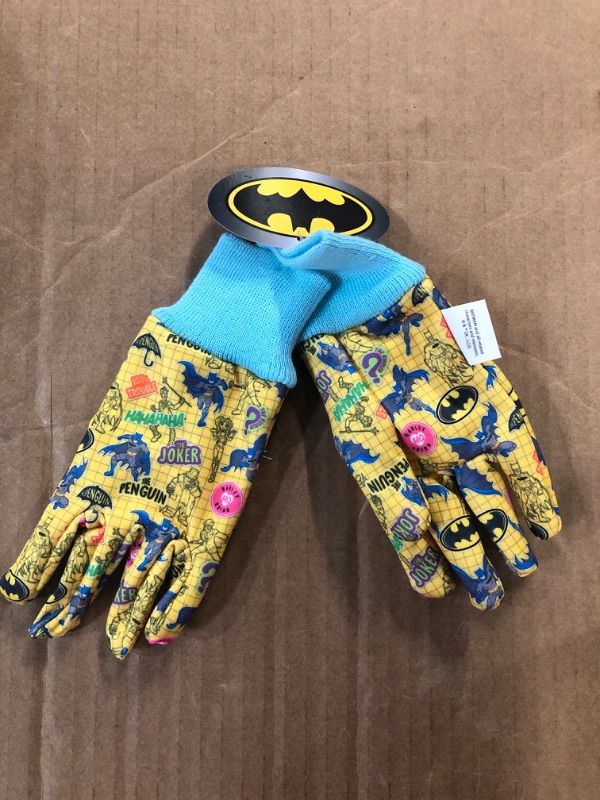 Photo 2 of Midwest Gloves & Gear Batman Jersey Kid's Gloves