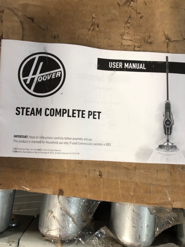 Photo 3 of **TURNS ON**Hoover Complete Pet Steam Mop with Removable Handheld Steamer