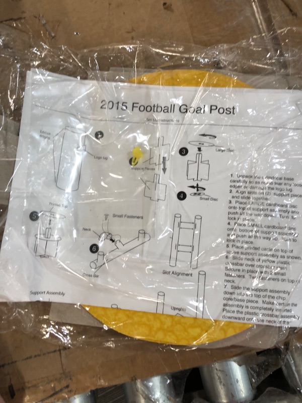 Photo 1 of **PHOTO FOR REFERENCE ONLY** Steel Football Goal Post 8.5' x 5.5'