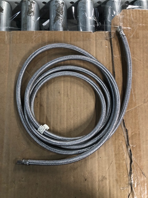 Photo 2 of [New] 10 ft. Stainless Steel Icemaker Connector