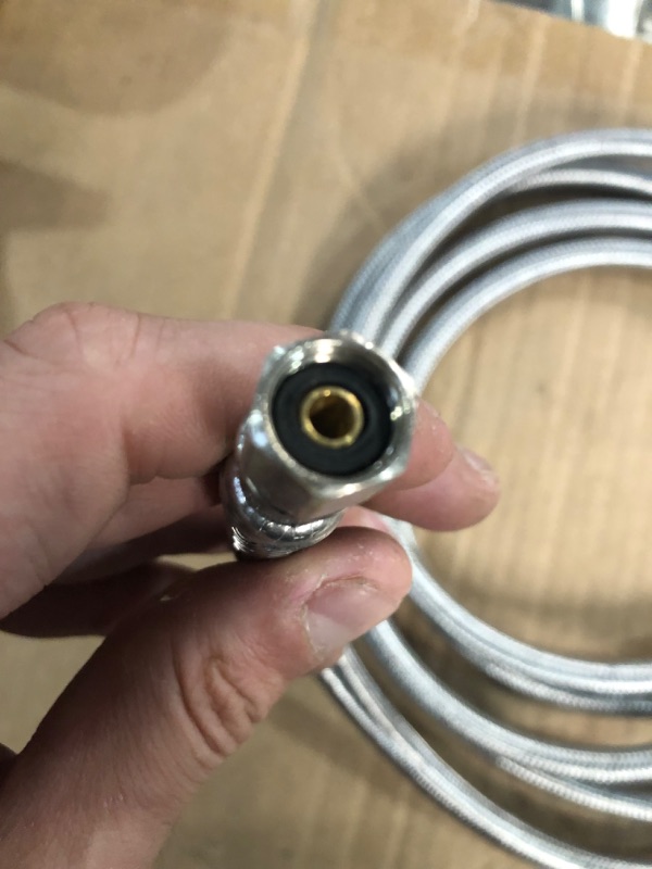 Photo 4 of [New] 10 ft. Stainless Steel Icemaker Connector