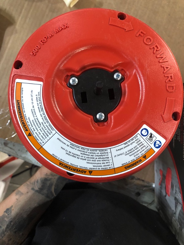 Photo 5 of [New] RIDGID 57043 Drain Cleaner, Power Spin+ / Red