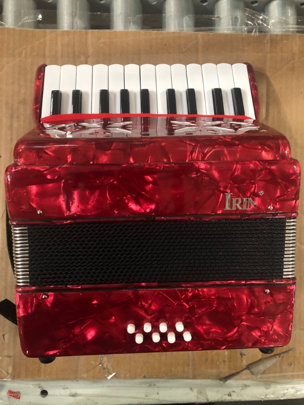 Photo 4 of **PARTS ONLY** 
IRIN 22?Key 8 Bass Accordion Piano Accordion Professional 12.4 x 11.6 x 5.7in