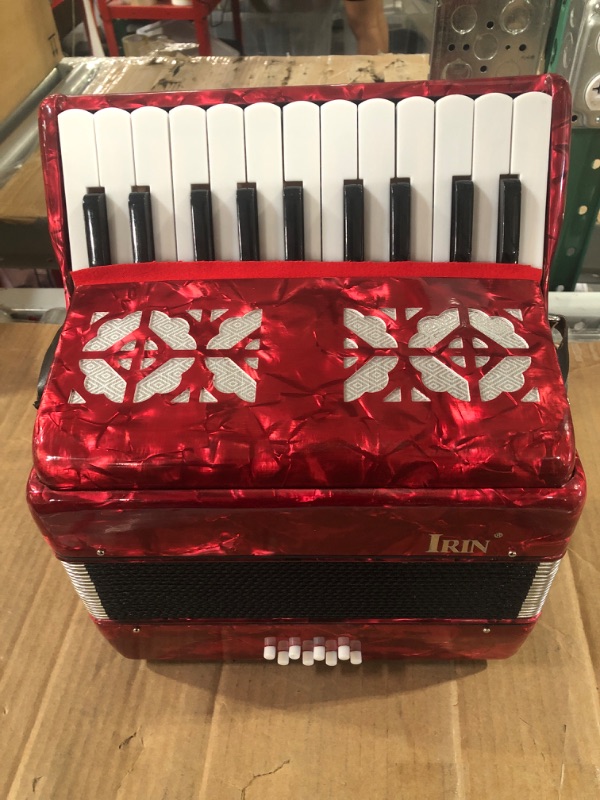 Photo 2 of **PARTS ONLY** 
IRIN 22?Key 8 Bass Accordion Piano Accordion Professional 12.4 x 11.6 x 5.7in