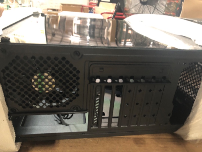 Photo 4 of AeroCool Cylon RGB Mid Tower with Acrylic Side Window, Black & Smart 430W 80+ Black Continuous Power ATX 12V V2.3/EPS 12V Active PFC Power Supply PS-SPD-0430NPCWUS-W Tower + Power Supply