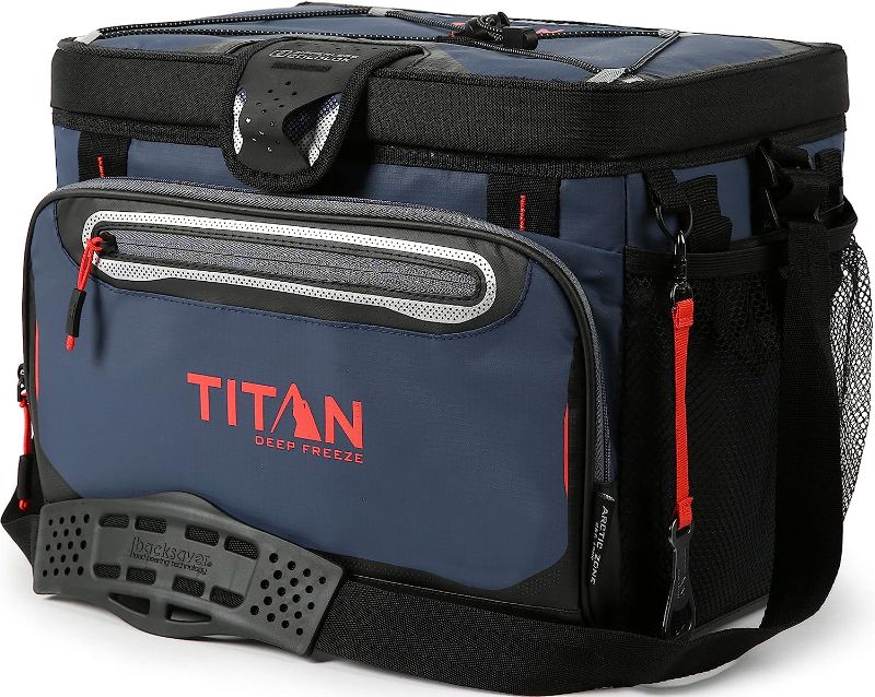 Photo 1 of Arctic Zone Titan Deep Freeze Zipperless Hardbody Cooler - 30 Can - Navy