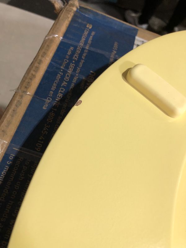 Photo 5 of ***SCRATCHES - SEE NOTES***
Comfort Seats C3B4R250 Deluxe Molded Wood Toilet Seat, Round, Citron Yellow