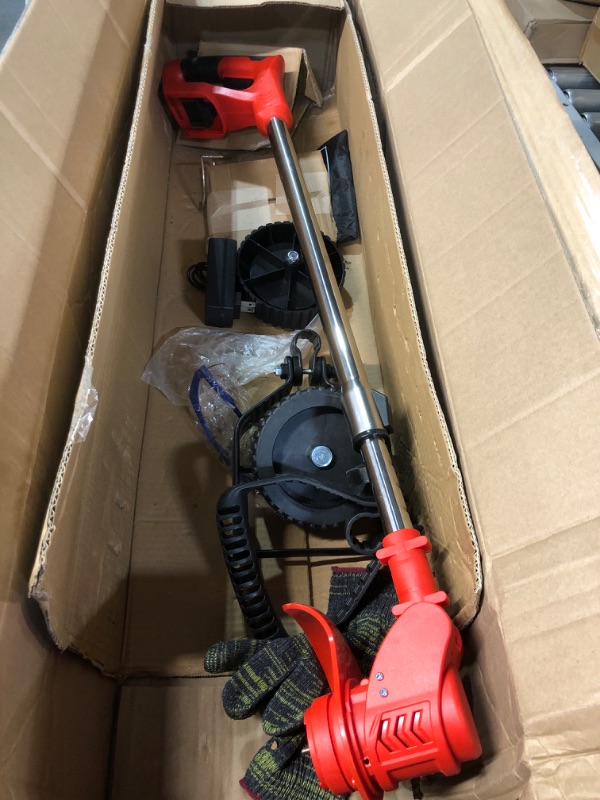 Photo 3 of ***MISSING PARTS - UNTESTED*** Weed Wacker Cordless Edger Trimmer Battery Powered 21V 2000mAh