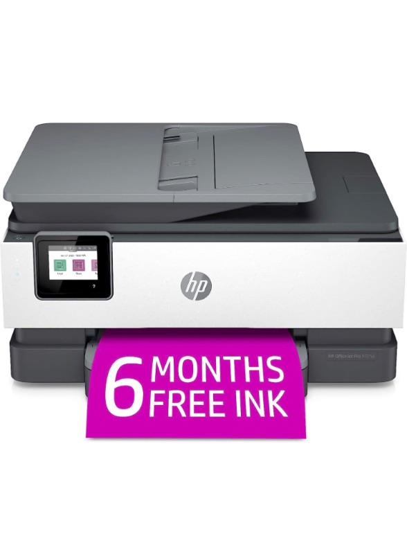 Photo 1 of HP OfficeJet Pro 8025e Wireless Color All-in-One Printer with bonus 6 free months Instant Ink 