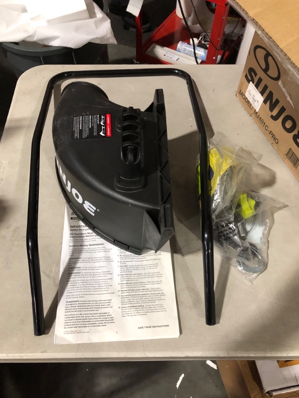 Photo 7 of ***UNTESTED - SEE NOTES***Sun Joe MJ401C-PRO 14-Inch 28-Volt Cordless Push Lawn Mower