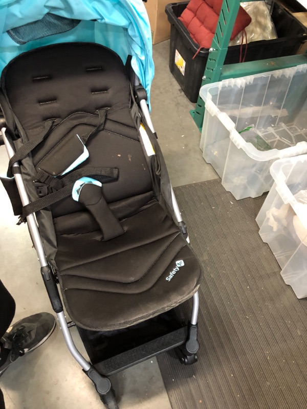 Photo 3 of  Convenience Stroller, Teal ***READ NOTES***- Lightweight Stroller with Aluminum Frame, Large Seat Area, 4 Position Recline, Extra Large Storage Basket, 1 Count (Pack of 1)