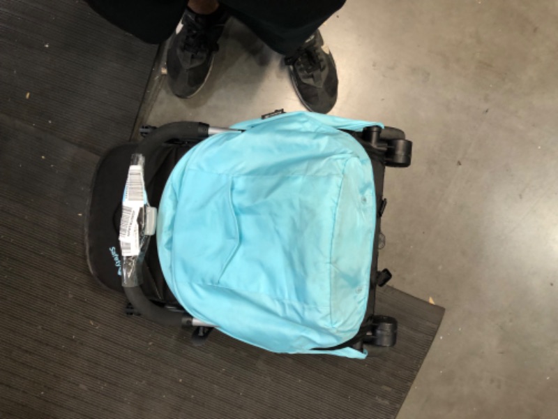 Photo 4 of  Convenience Stroller, Teal ***READ NOTES***- Lightweight Stroller with Aluminum Frame, Large Seat Area, 4 Position Recline, Extra Large Storage Basket, 1 Count (Pack of 1)