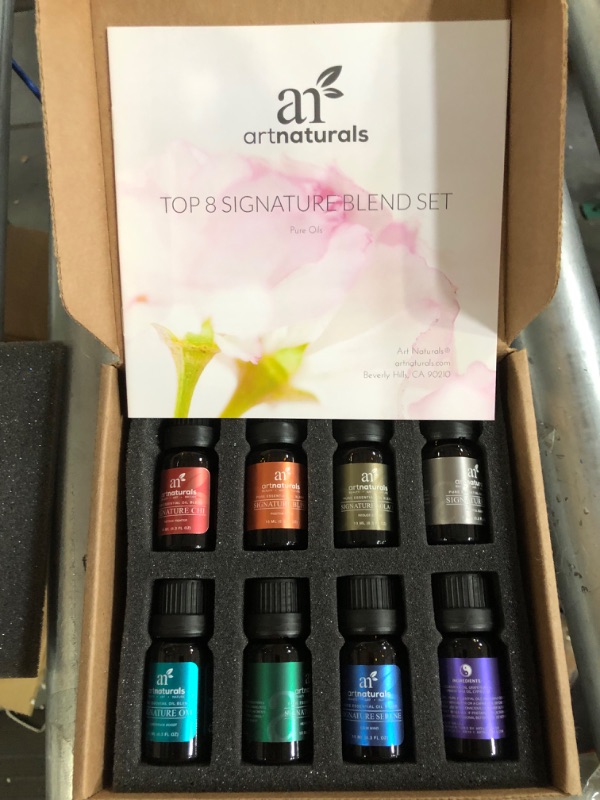 Photo 2 of **SEE ALL PICTURES**
ArtNaturals Signature Blend Essential Oils Set for Diffuser (8 x 10ml) 