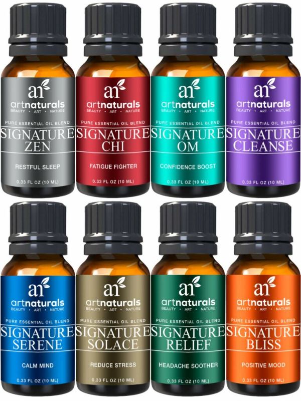 Photo 1 of **SEE ALL PICTURES**
ArtNaturals Signature Blend Essential Oils Set for Diffuser (8 x 10ml) 