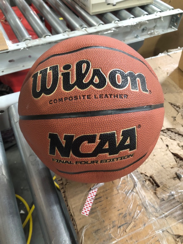 Photo 1 of DAMAGED WILSON NCAA Indoor/Outdoor Basketballs - 29.5", 28.5", 27.5" Brown Size 7 - 29.5" Final Four Basketball