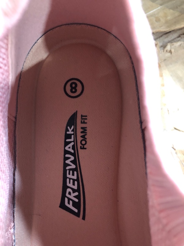 Photo 3 of USED Freewalk Foam Fit Womens Pink Running Shoe Size 8