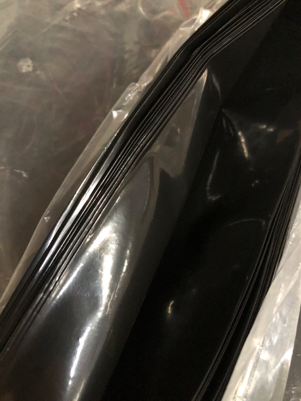 Photo 3 of 100 Black Handle Bags 12x15, Extra Thick 2.25