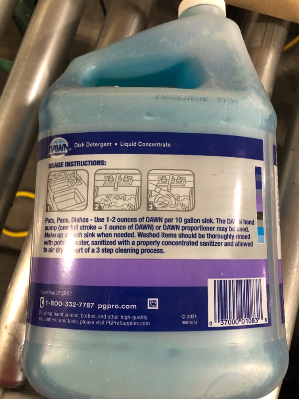 Photo 3 of Dawn Professional Dishwashing Liquid Soap Detergent ONE (1) ONLY 