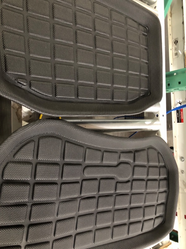 Photo 2 of Maysoo Tesla Model Y Floor Mats, Tesla Model Y 5-Seat 2020-2023 Accessories, All Weather Floor Mat Front Rear Cargo Liner Mat, Heavy Duty Floor Mats (Set of 6) Model Y floor mats (set of 6)