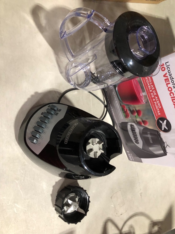 Photo 1 of **SEE NOTES**
BLACK+DECKER Crush Master 10-Speed Blender, Black, BL2010BP