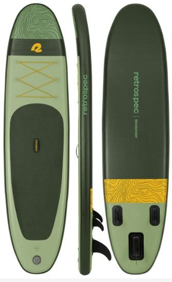 Photo 1 of (USED/SEE NOTES) Retrospec Weekender 10' Inflatable Stand Up Paddleboard with pump  (SEE NOTES) 