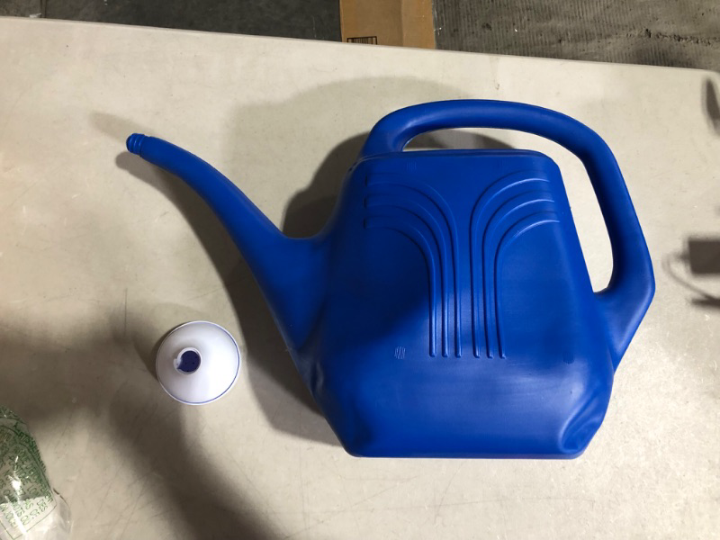 Photo 2 of ***DENTED - SEE PICTURES*** Bloem Watering Can (JW82-33), Classic Blue, 2 Gallon