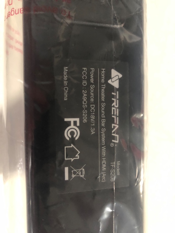 Photo 1 of TREFAN 2.0 Small Sound Bar Mini Soundbar for TV with Bluetooth 5.0