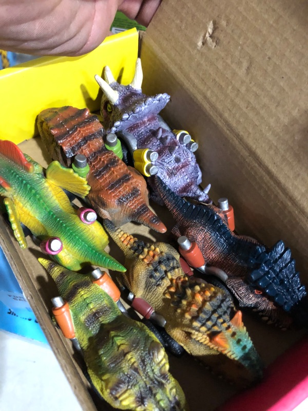 Photo 1 of DINOBROS Dinosaur Toys for Kids 3-5, Pull Back Dinosaur Cars (6 pack), 2 boxes